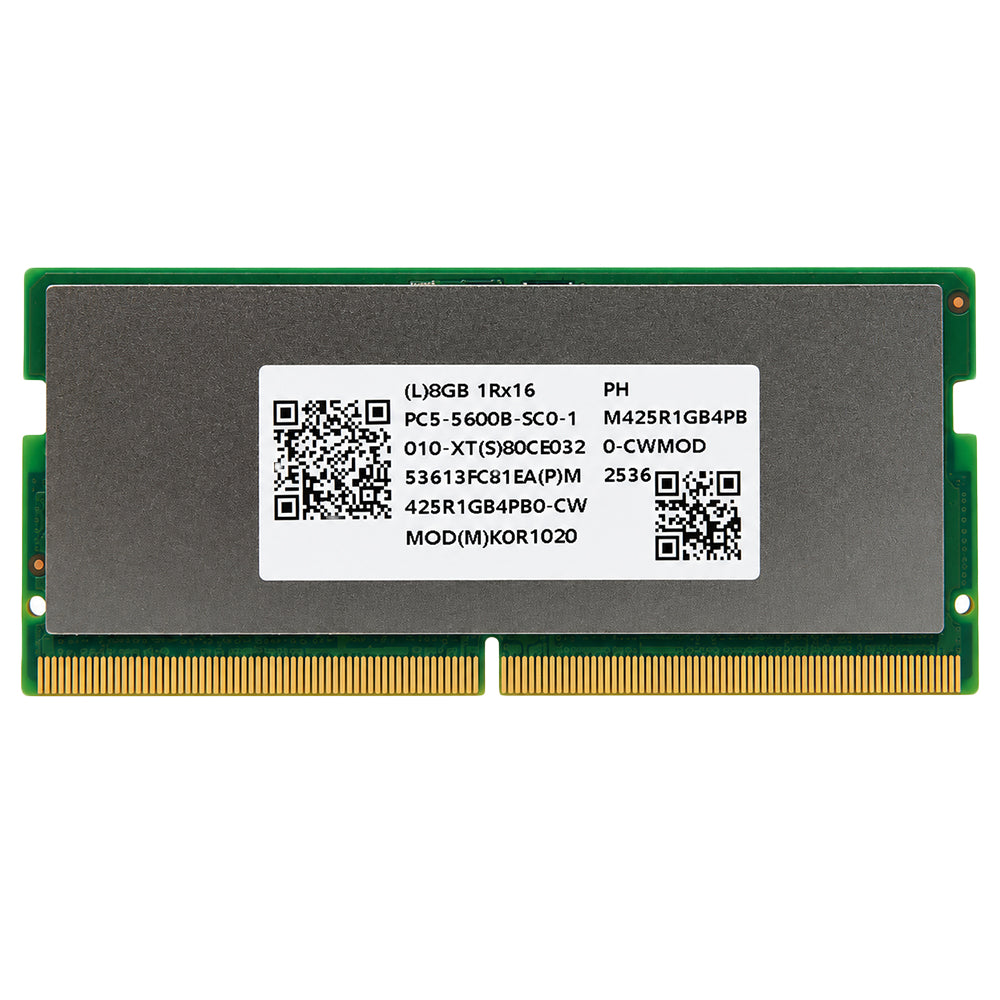 رام لاب توب 8 جيجابايت 5600 ميجاهرتز DDR5 (بدون علبة)