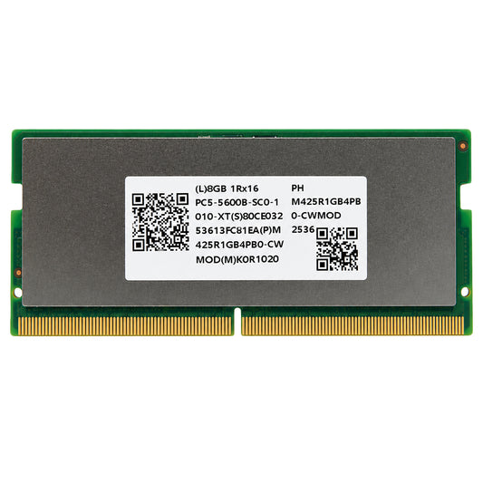 رام لاب توب 8 جيجابايت 5600 ميجاهرتز DDR5 (بدون علبة)