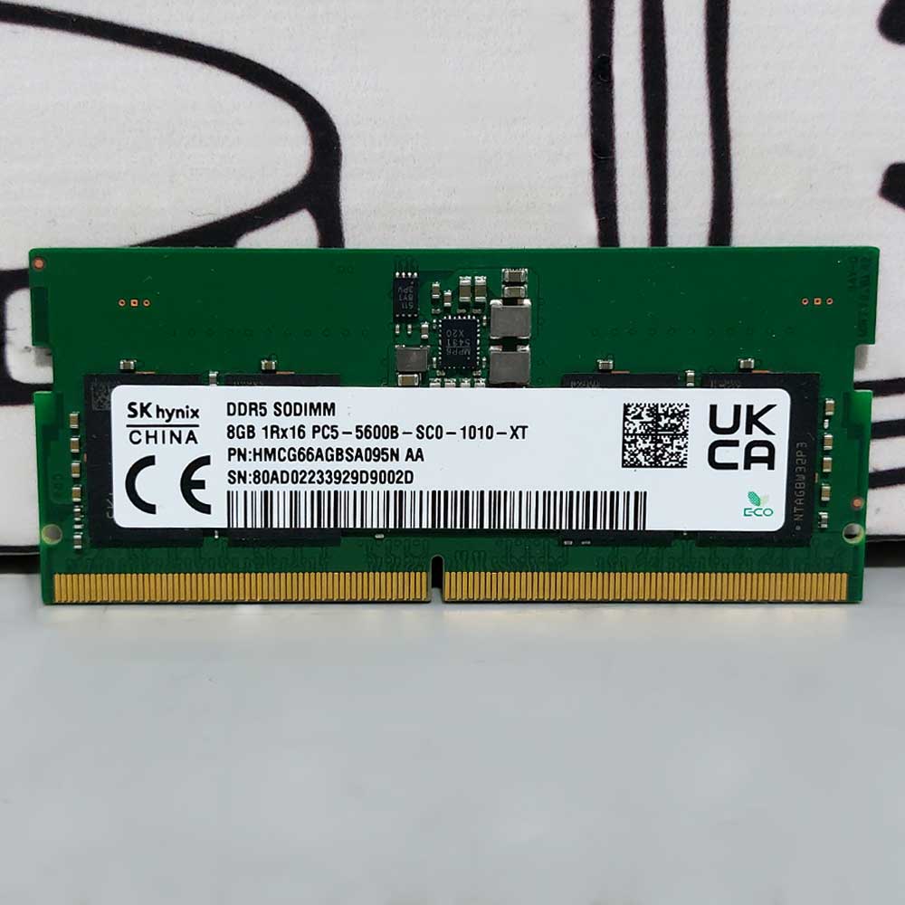 رامه لاب توب 8جيجابايت DDR5  5600 ميجاهرتز استعمال خارج