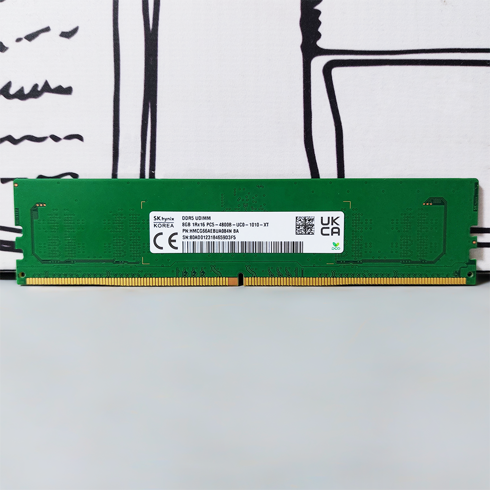 رام كمبيوتر 8 جيجابايت 4800B ميجاهرتز DDR5 (استعمال خارج)