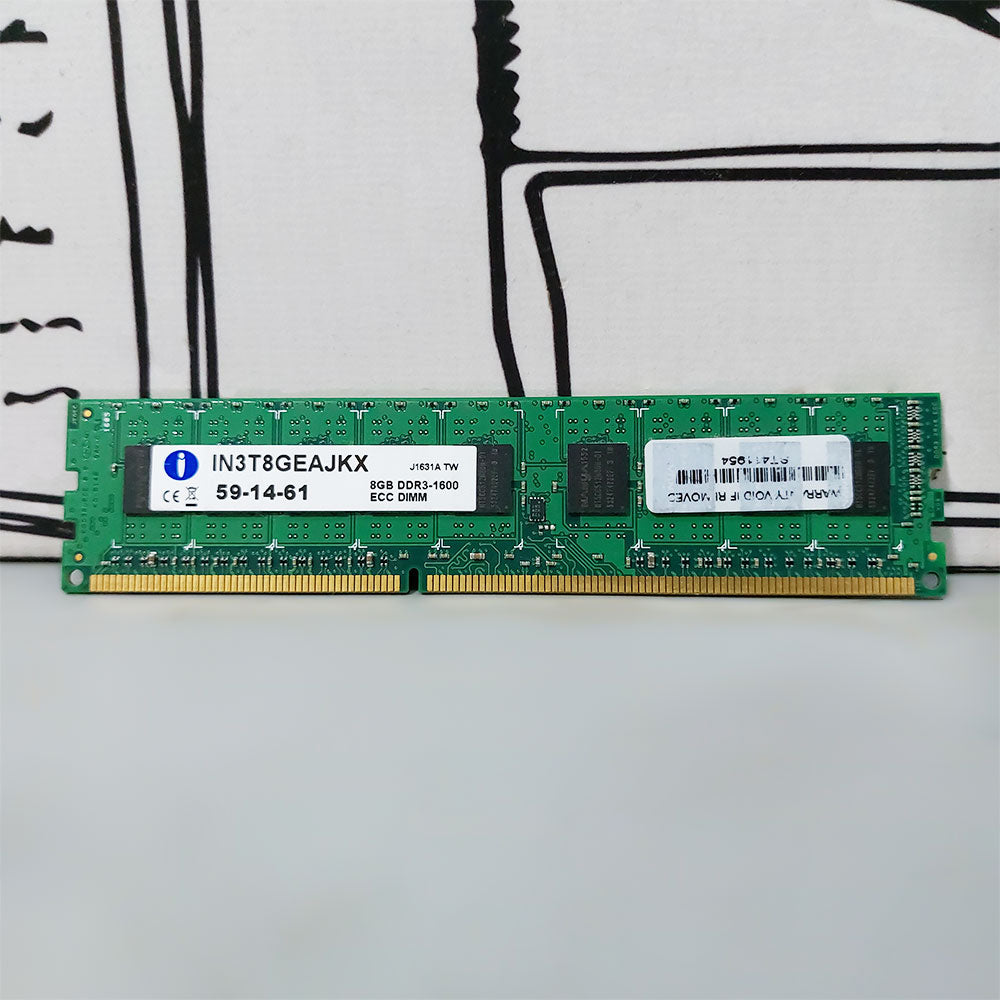 RAM For PC Workstation 8GB DDR3 PC3 12800E MHz (Original Used)