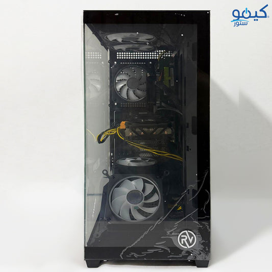 كيس ميد تاور رافال جيمينج Prime ARGB (انتل كور i5-9400f - رام 8 جيجابايت - هارد SSD 120GB - جيجابايت نفيديا GTX 970 4GB DDR5 - مازربورد GIGABYTE H310M S2 - باورسبلاى 500W) تجميعة استعمال