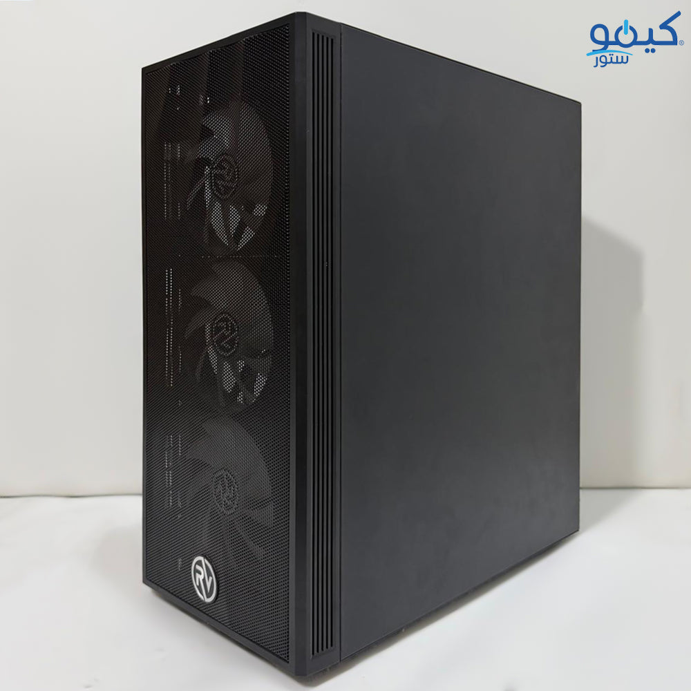 Raval ARGB Gaming Tower Case RGB (Intel Core i5-12490F - 16GB Ram - Nvme 512GB - Nvidia RTX 2070 8G - M.B H610M - Power Supply 650W) Ready PC (Used)
