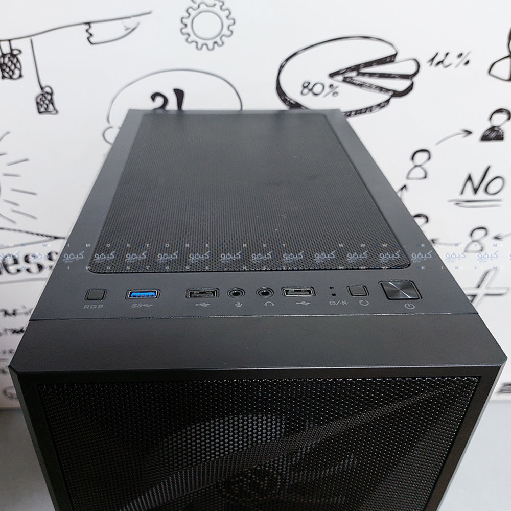كيس ميد تاور رافال جيمينج WAVES ARGB (انتل كور i5-4670 - رام 16 جيجابايت DDR3 - سانديسك X400 SSD 128GB - جيفورس GTX 750 Ti 2GB GDDR5 - مازربورد Asrock H81M-DGS - باورسبلاى Zalman ZM500-LE 500W) استعمال