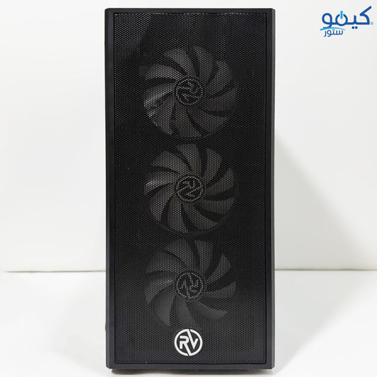 Raval ARGB Gaming Tower Case RGB (Intel Core i5-12490F - 16GB Ram - Nvme 512GB - Nvidia RTX 2060 6G - M.B H610M - Power Supply 650W) Ready PC (Used)