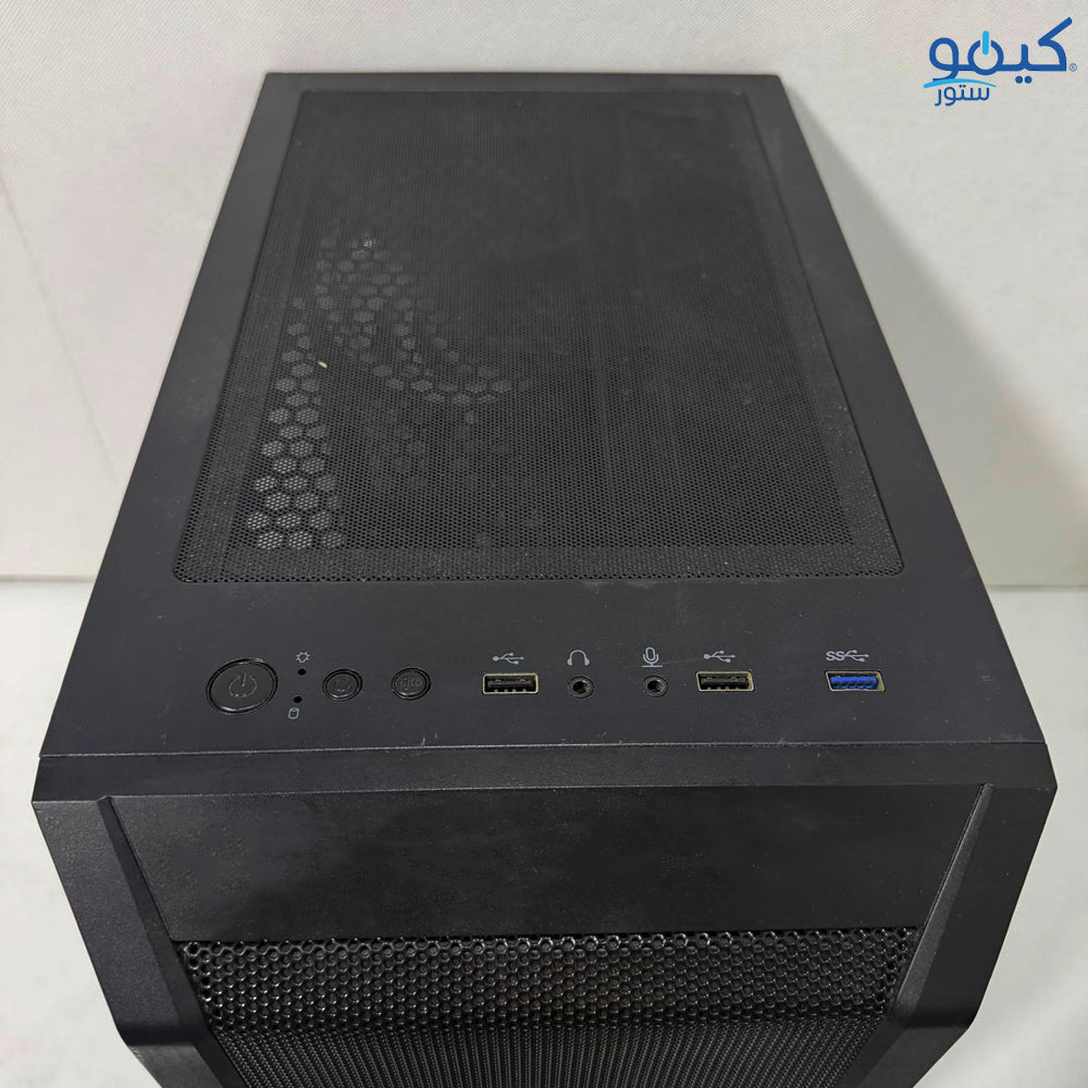 كيس ميد تاور جيمينج RGB (اى إم دى رايزن 7-2700 - هارد SSD 120GB - زوتاك نفيديا GTX 970 4GB DDR5 - مازربورد جيجابايت A320H - باورسبلاى 500W) تجميعة استعمال