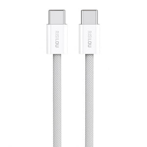RSILOU R2028 Type-C To Type-C Cable 60W Fast Charging 1m - White