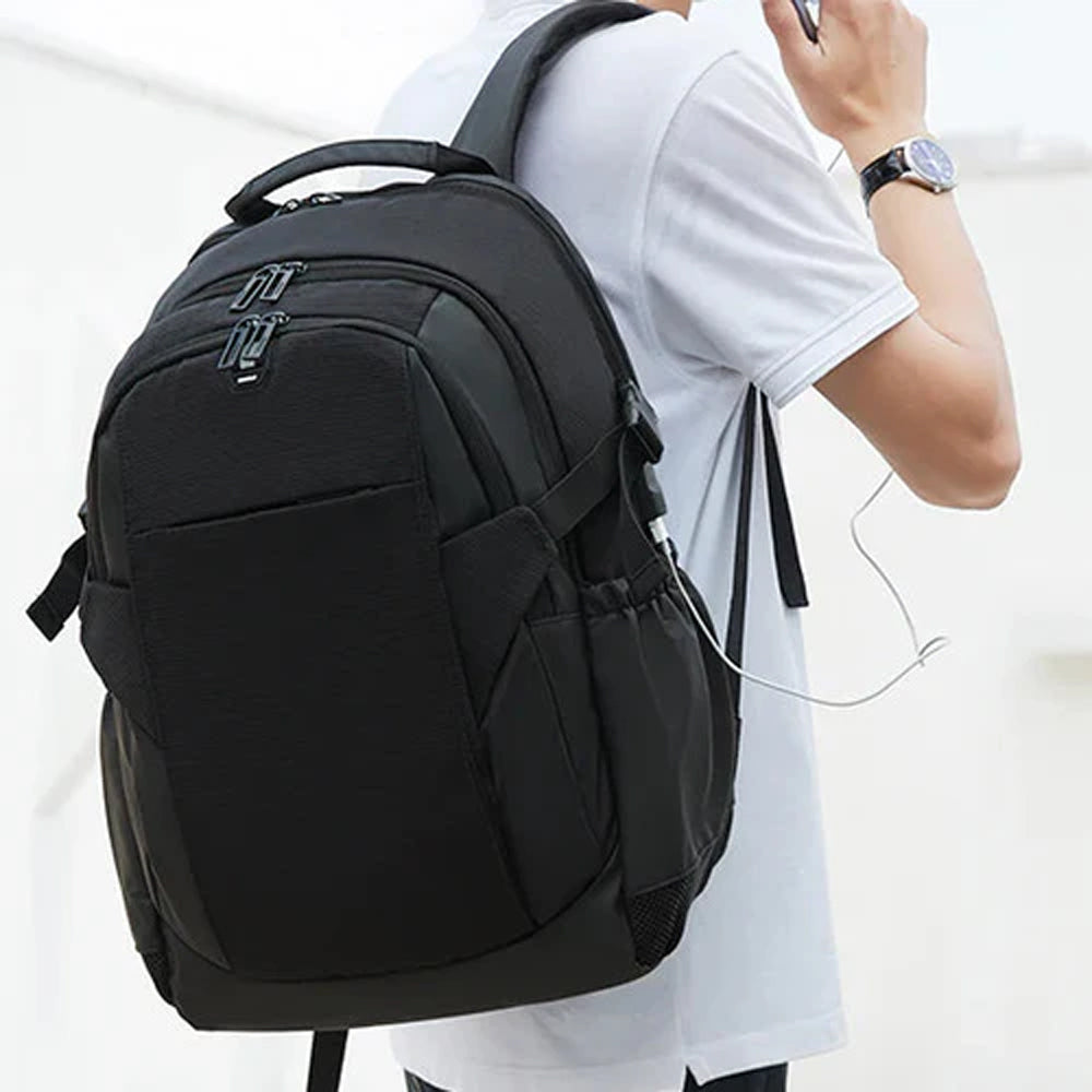 Rahala 2209 Laptop Backpack - Black