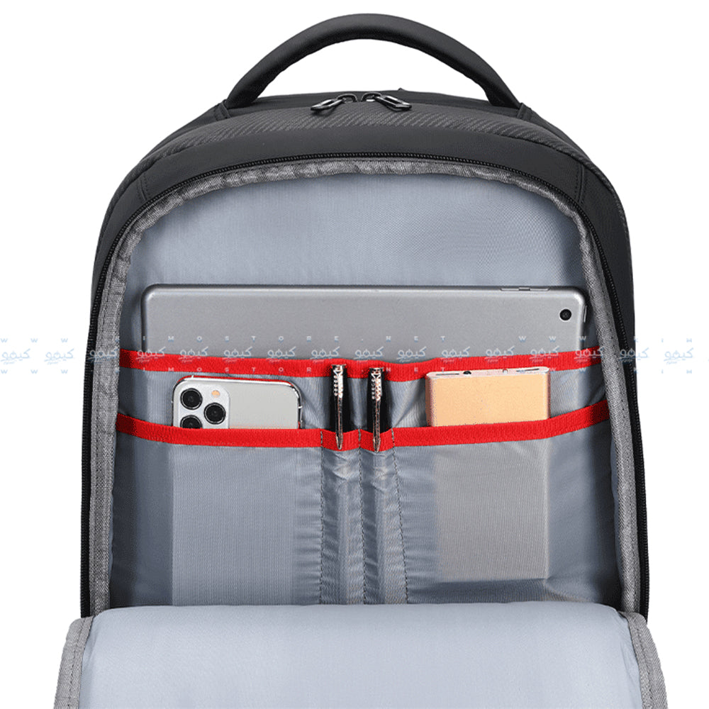 شنطة لاب توب ظهر رحالة EF91M 15.6 بوصة - اسود