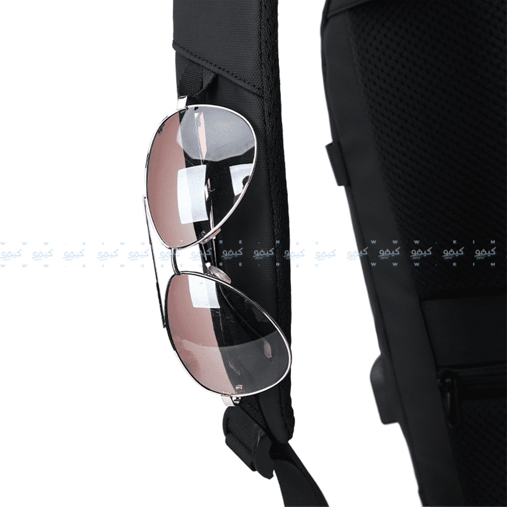 شنطة لاب توب ظهر رحالة EF91M 15.6 بوصة - اسود