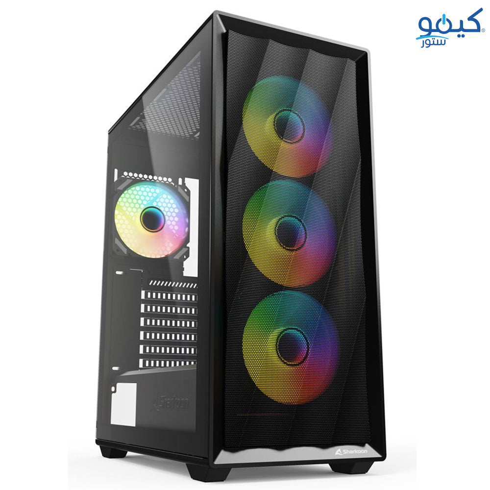 Raval ARGB Gaming Tower Case RGB (Intel Core i5-12490F - 16GB Ram - Nvme 512GB - Nvidia RTX 2060 6G - M.B H610M - Power Supply 650W) Ready PC (Used)