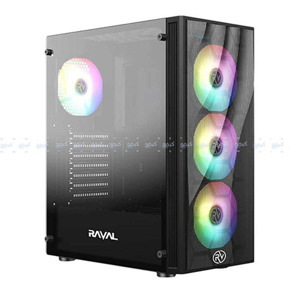 Raval WAVES ARGB Gaming Mid Tower Case