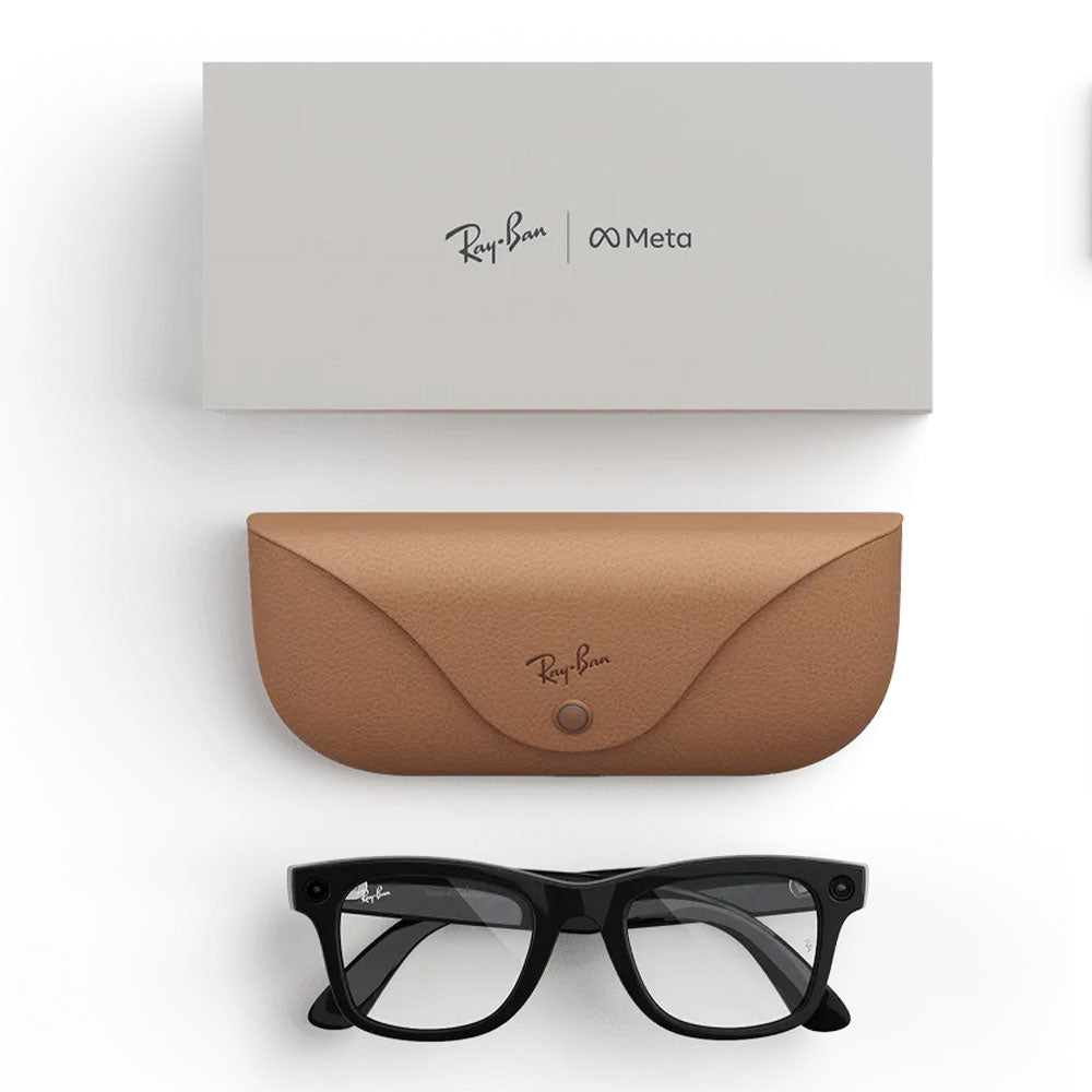 Ray-Ban Meta Wayfarer Smart Sunglasses RW4006 - Shiny Black