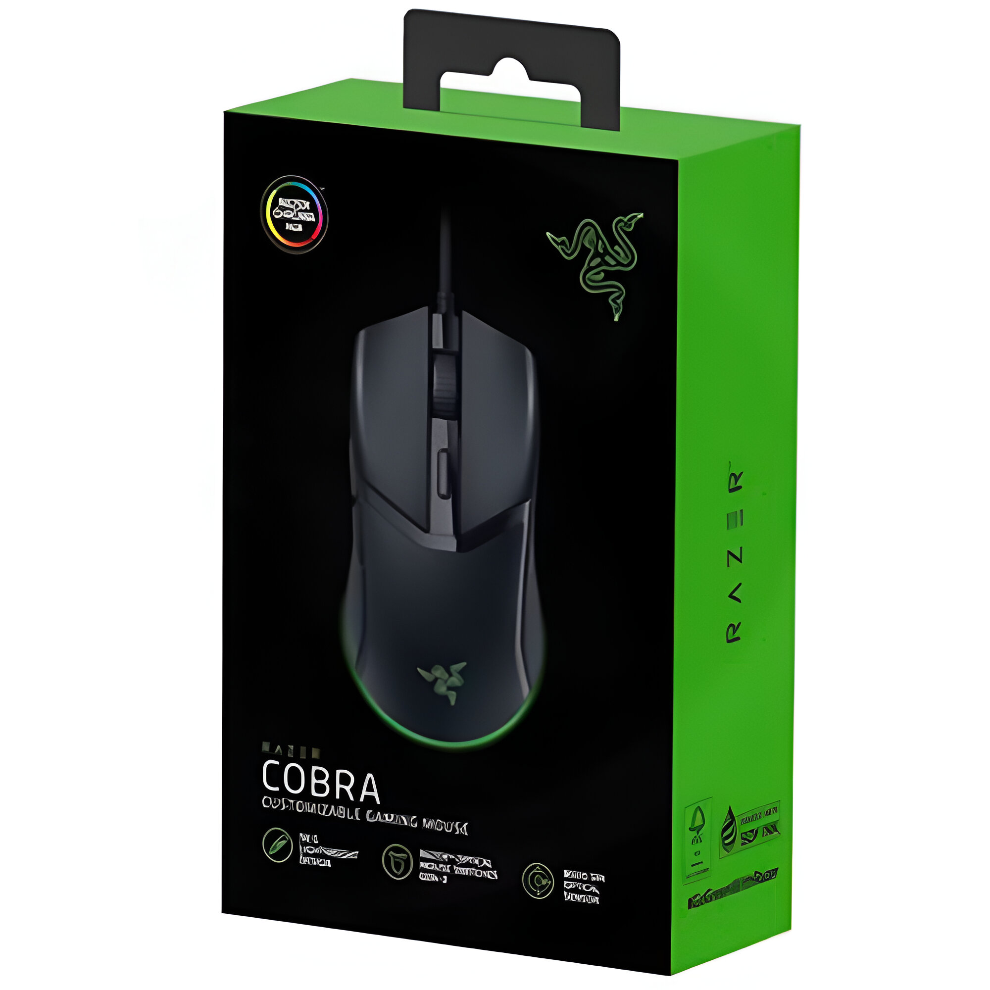 ماوس ريزر سلكي RGB جيمنج 8500 نقطة في البوصة Cobra