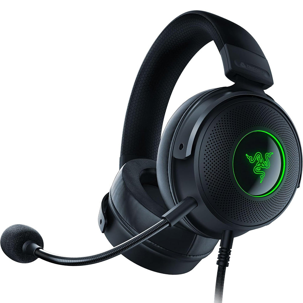 Razer Kraken V3 RGB Gaming Headset 7.1 Surround Sound With Noise-Cancelling Mic - Black