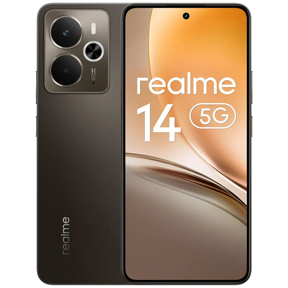 Realme 14 Dual SIM (256GB / 12GB Ram / 6.67 Inch / 5G) - Storm Titanium