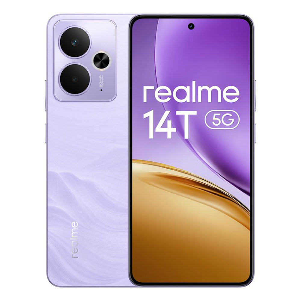 Realme 14T Dual SIM (256GB / 8GB Ram / 6.67 Inch / 5G) - Lightning Purple