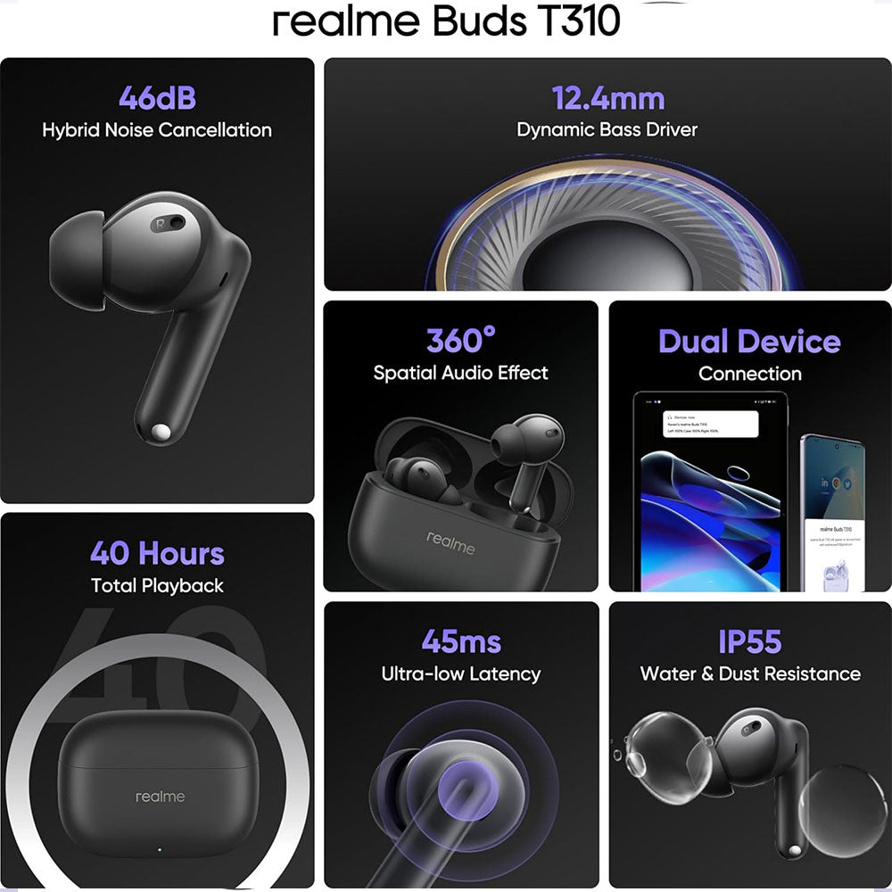 Realme Buds T310 RMA2303 Earbuds