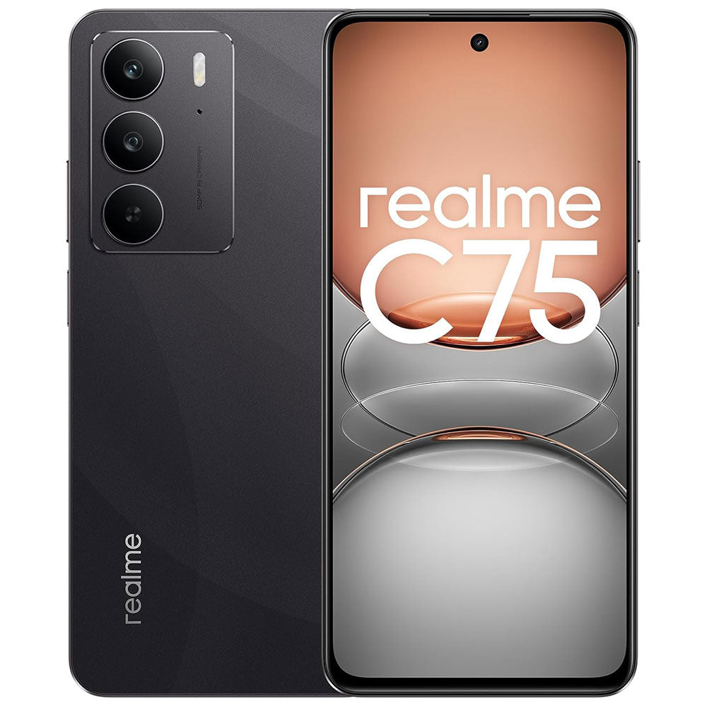 Realme C75 Dual SIM (128GB  8GB Ram  6.72 Inch  4G LTE) - Storm Black