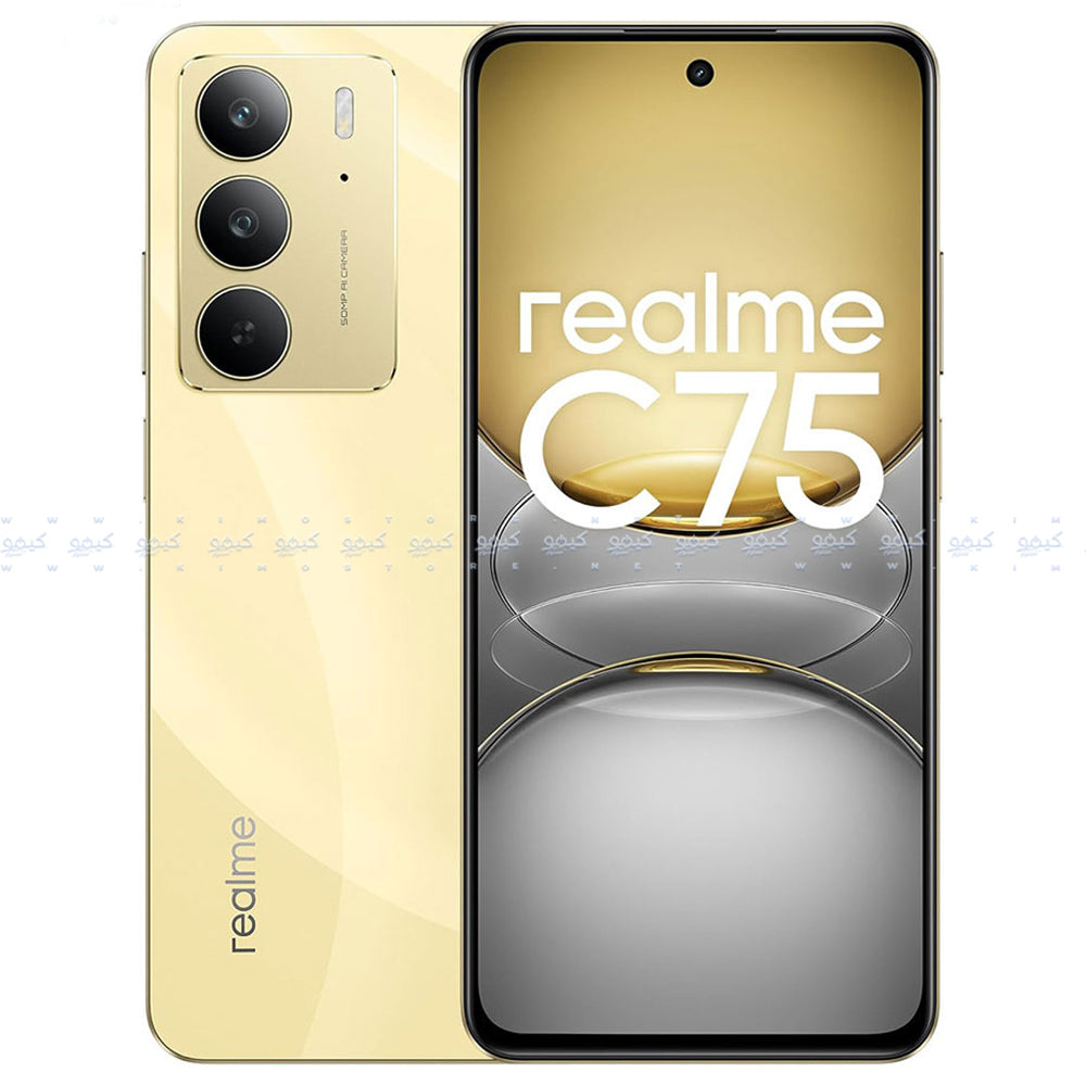 موبايل ريلمي C75 ثنائي الشريحة (128 جيجابايت / 8 جيجابايت رام / شاشة 6.72 بوصة / تقنية 4G LTE) - ذهبي