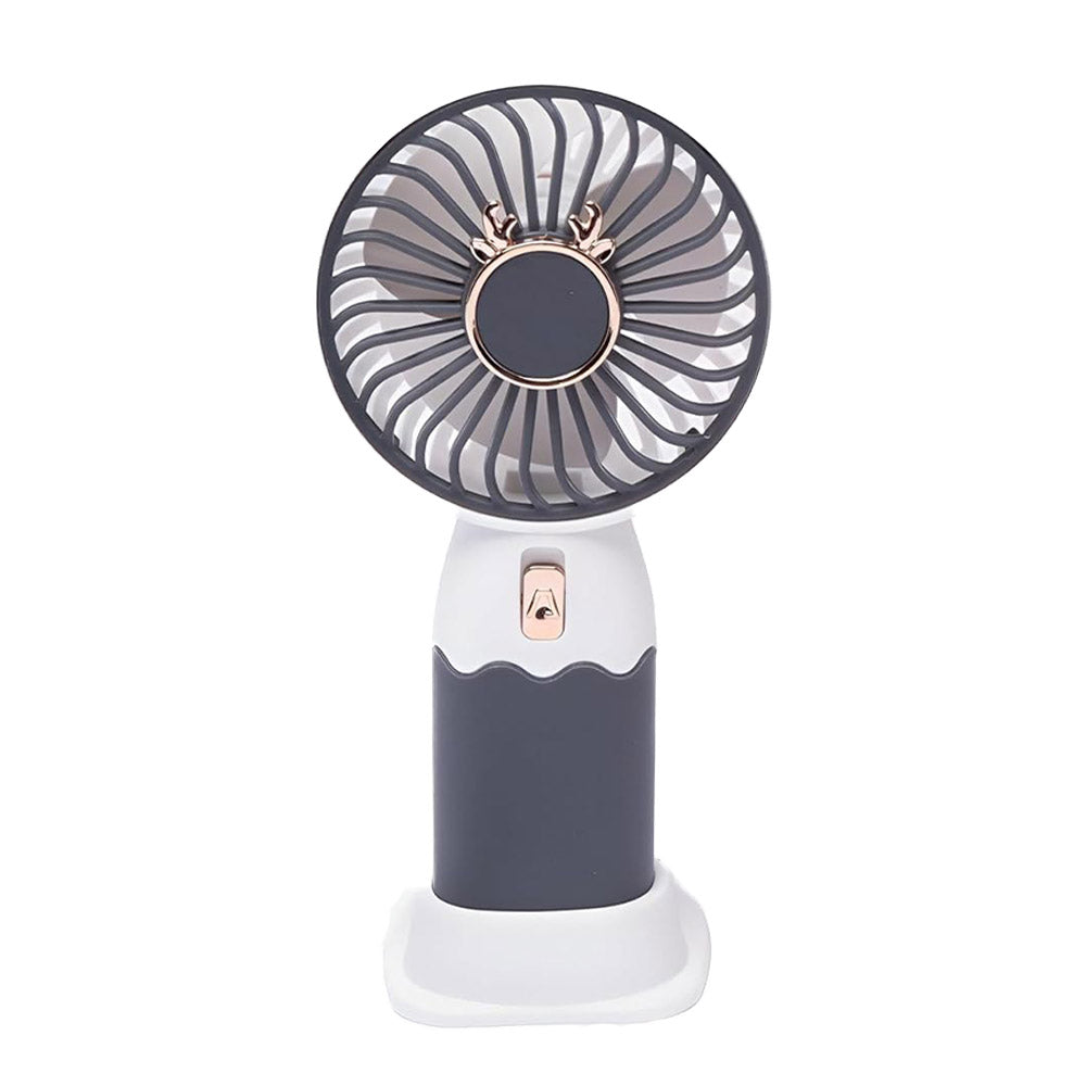 Rechargeable Handheld Mini Fan - Black x White