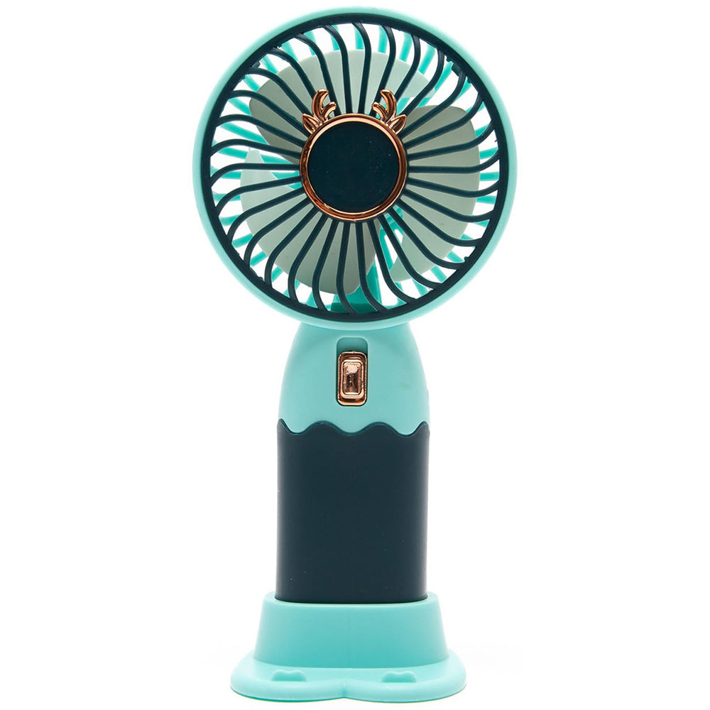 Rechargeable Handheld Mini Fan - Blue x Navy
