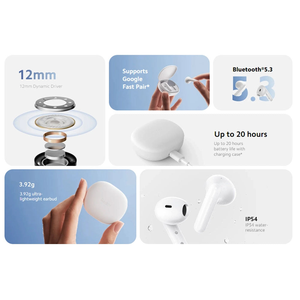 ايربادز ريدمي Buds 4 Lite - أسود