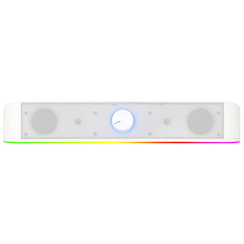 سبيكر ريدراجون RGB جيمنج Adiemus GS560W - ابيض