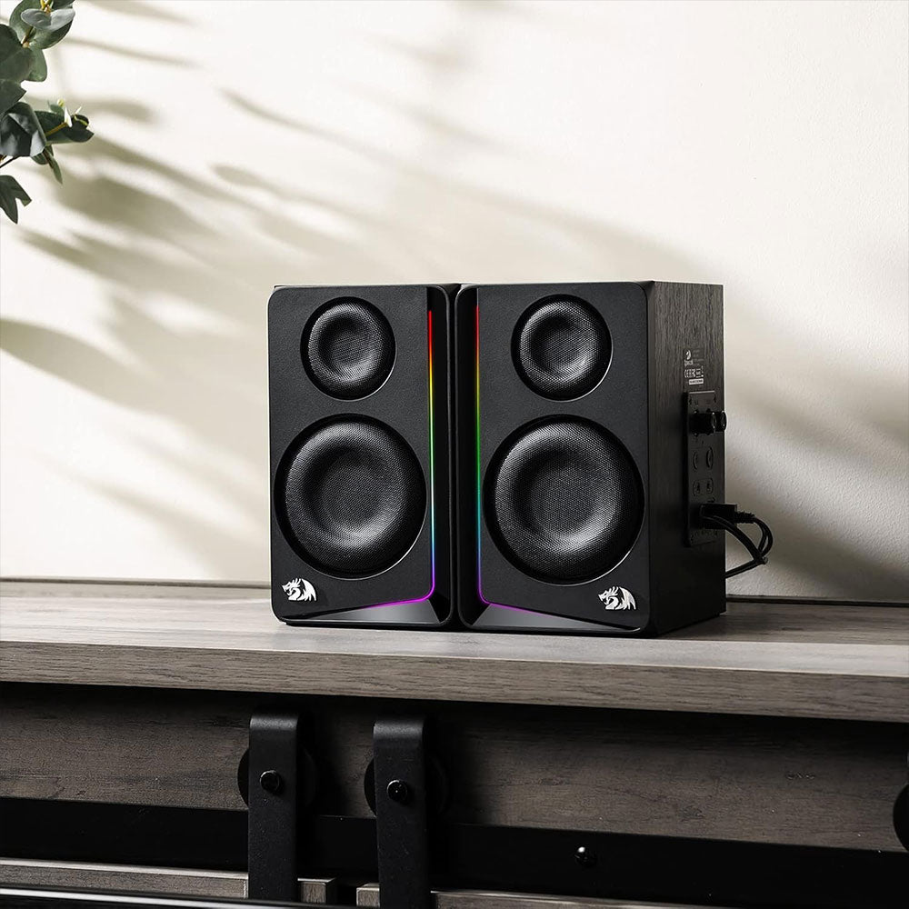 مكبر صوت ريدراجون متنقل Andante GS812 2.0 RGB - أسود