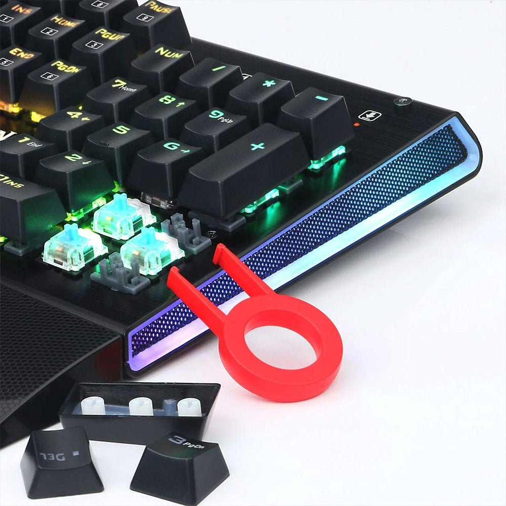 Redragon Aryaman K569 Blue Switch Wired RGB Gaming Keyboard English & Arabic