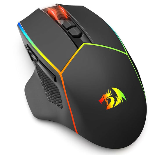 Redragon Axe Pro M814 Triple Mode Bluetooth Wireless & Wired RGB Gaming Mouse 8000Dpi