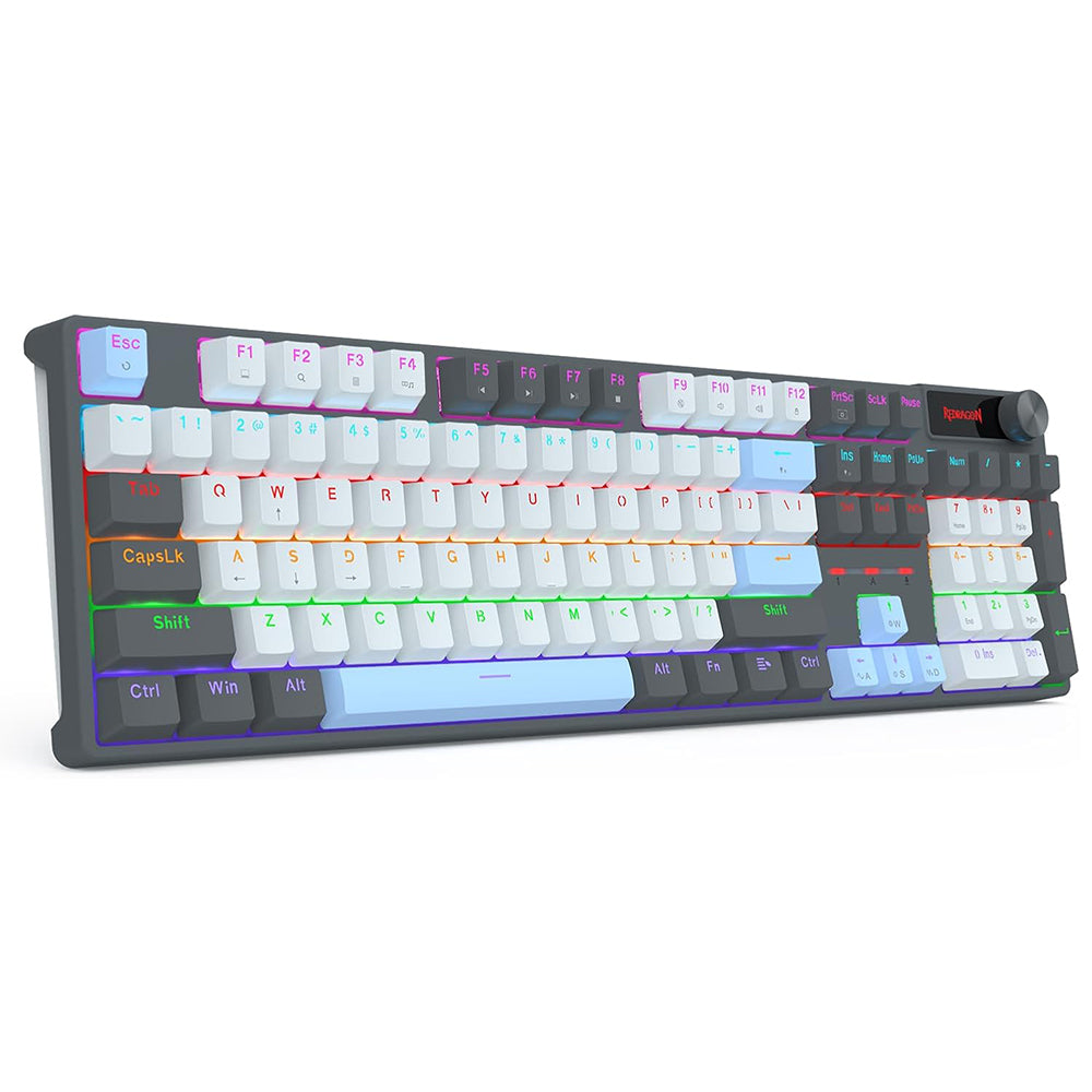Redragon Caesura K718GB-R Red Switch Wired Rainbow Gaming Keyboard