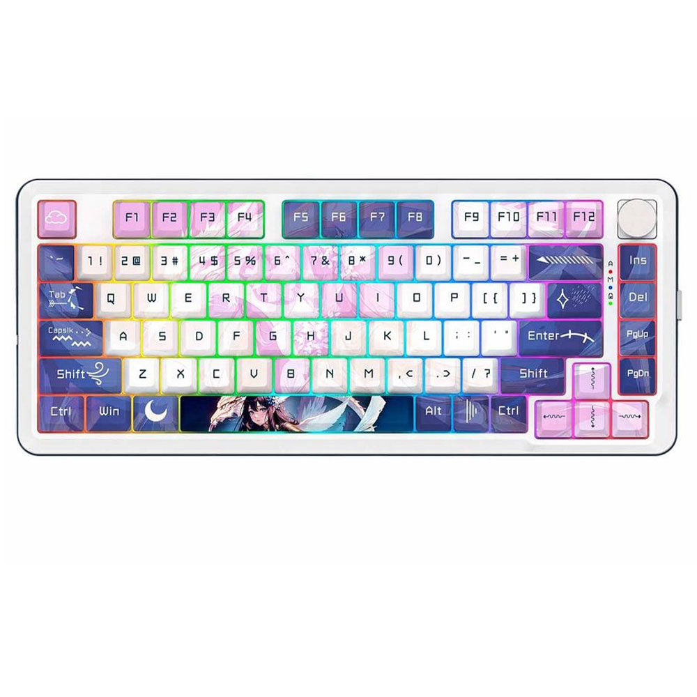 كيبورد ريدراجون لاسلكي RGB جيمنج إنجليزي وعربي Cyrus Pro K681ACG 