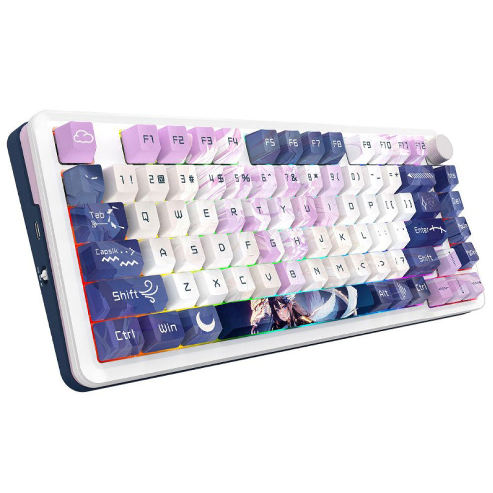 كيبورد ريدراجون لاسلكي RGB جيمنج إنجليزي وعربي Cyrus Pro K681ACG 
