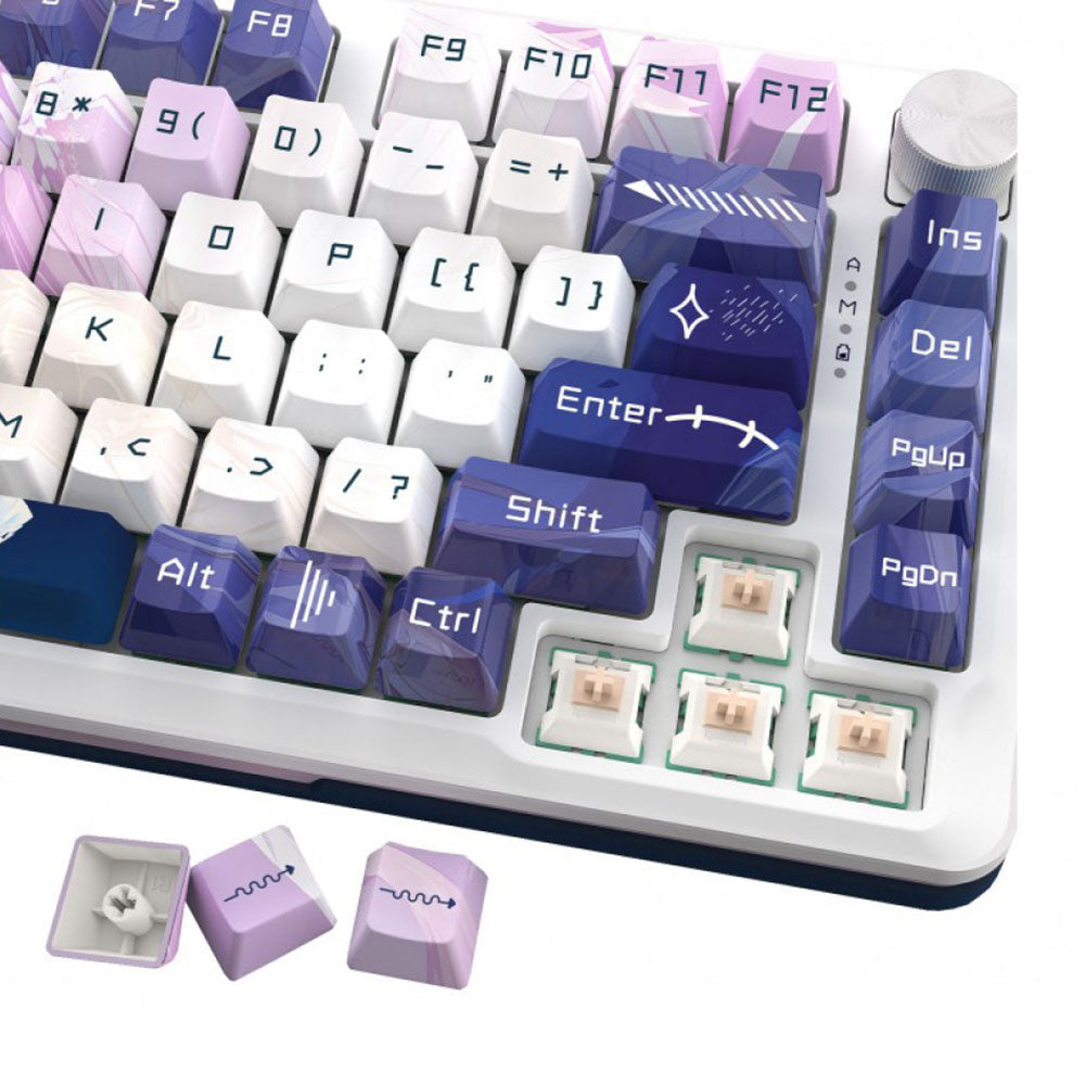 كيبورد ريدراجون لاسلكي RGB جيمنج إنجليزي وعربي Cyrus Pro K681ACG 