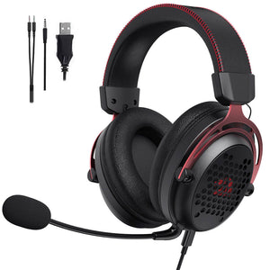 Redragon Diomedes H386 Gaming Headset 7.1 Surround Sound With Noise-Cancelling Mic - Black