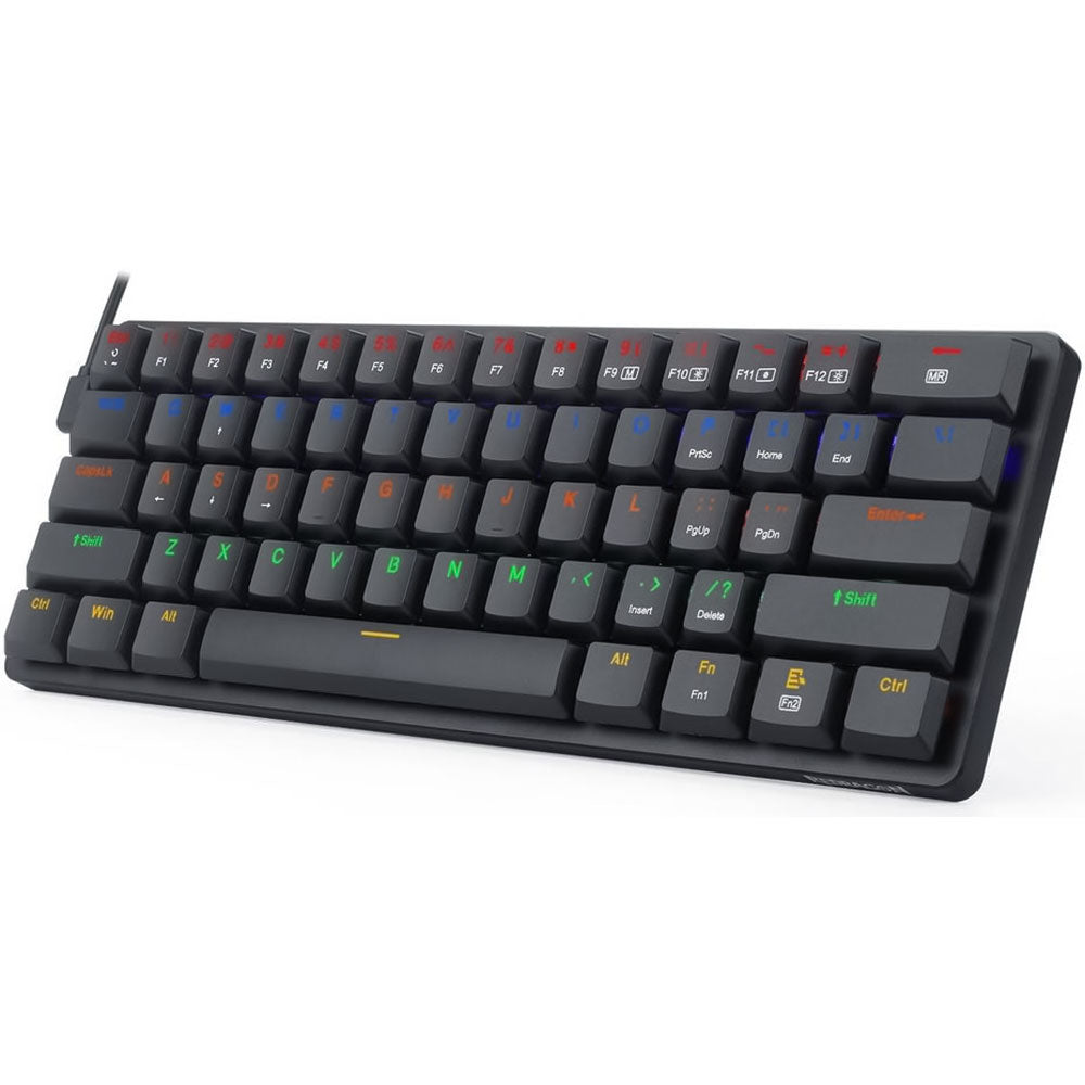 كيبورد ريدراجون سلكي و لاسلكي بلوتوث ثلاثي الوضع RGB جيمنج سويتش أحمر إنجليزي وعربي Elise Pro K615P-KBS