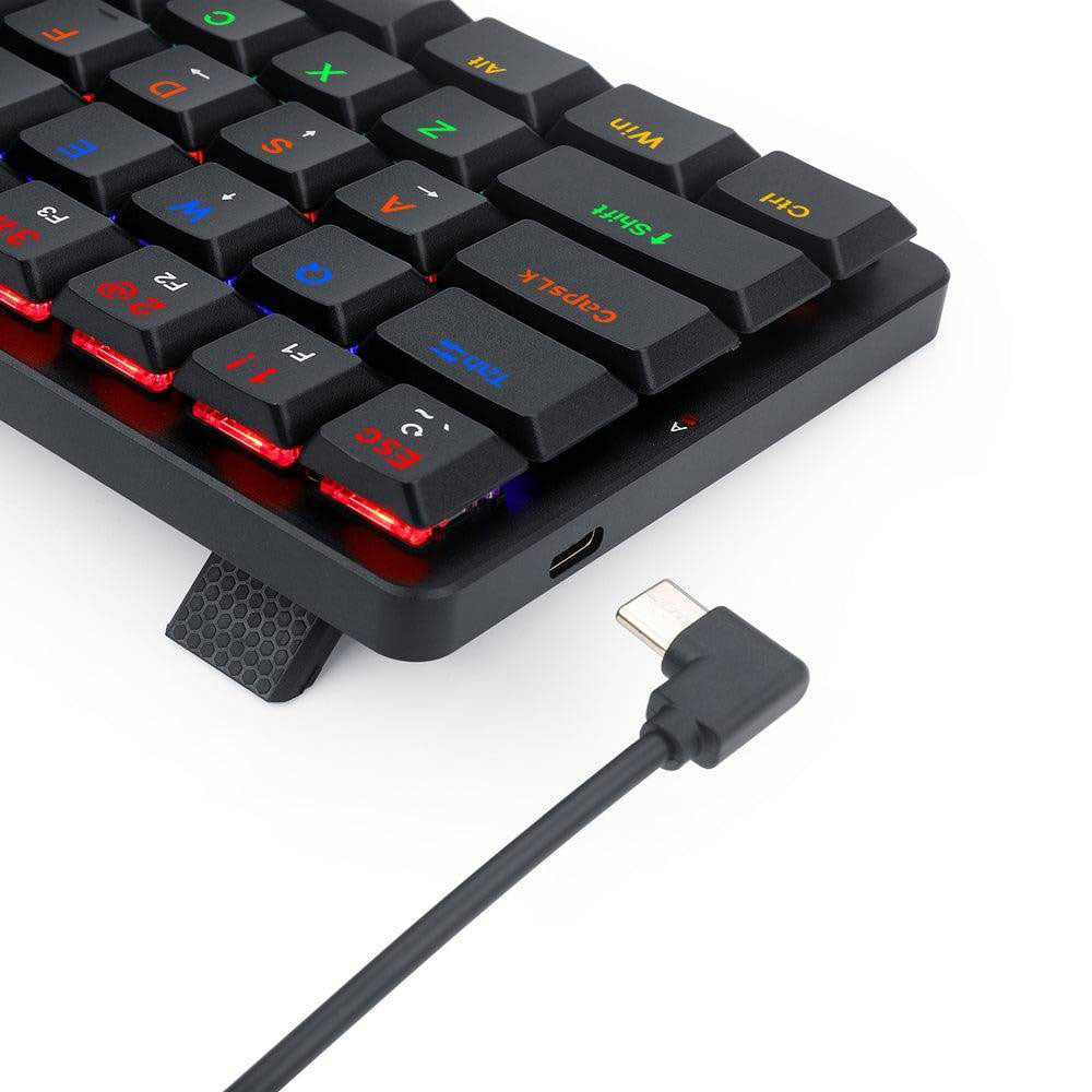 كيبورد ريدراجون سلكي و لاسلكي بلوتوث ثلاثي الوضع RGB جيمنج سويتش أحمر إنجليزي وعربي Elise Pro K615P-KBS