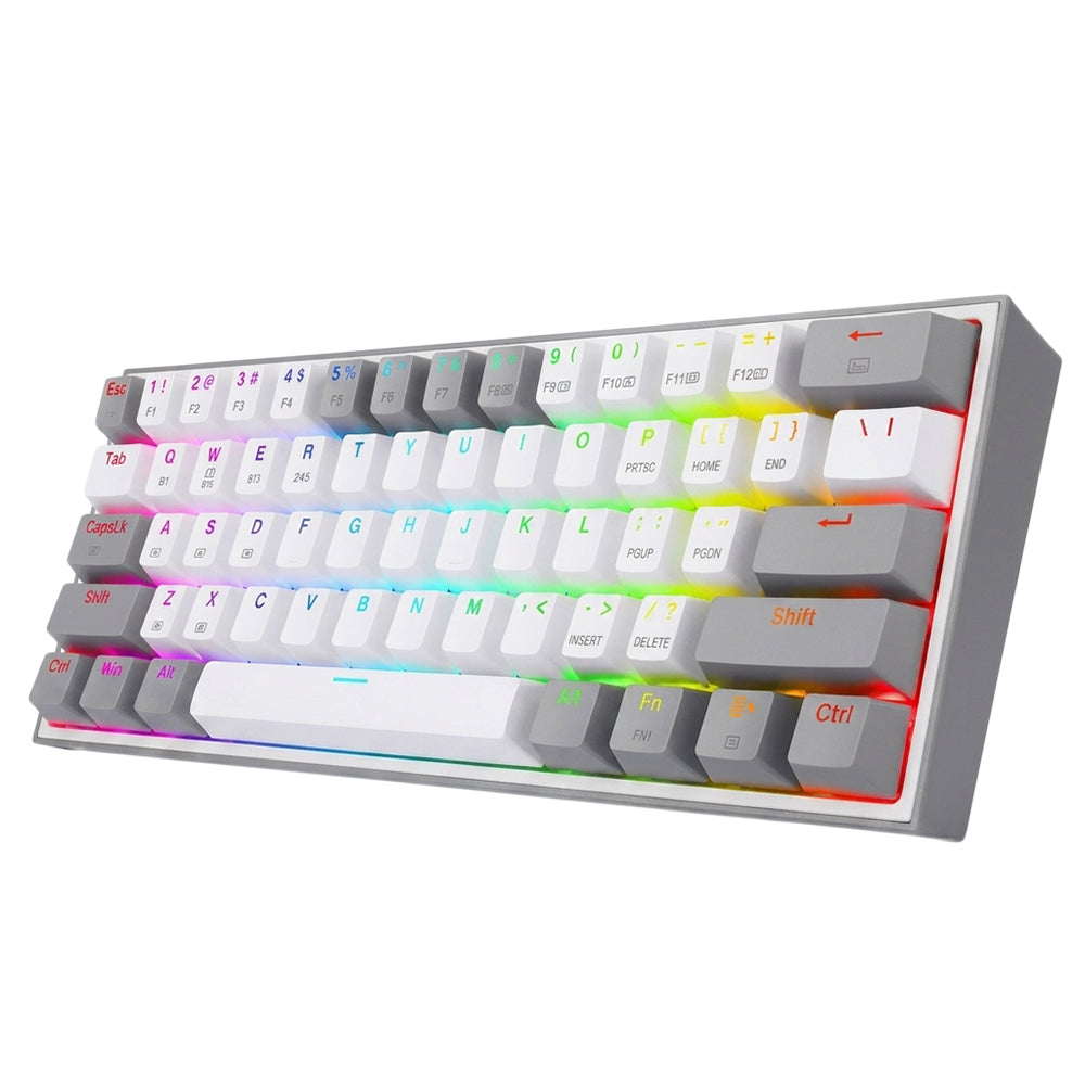 Redragon Fizz Pro K616 Triple Mode Rechargeable Bluetooth Wireless & Wired RGB Gaming keyboard English 