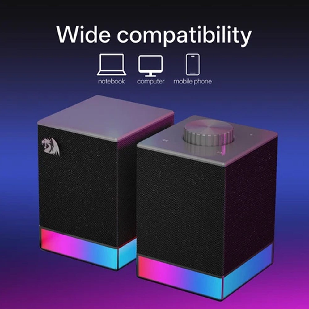سبيكر ريدراجون RGB جيمينج Glyph GS517 2.0 - أسود