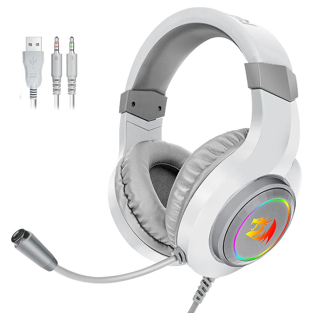 Redragon H260 Hylas RGB Gaming Headset White