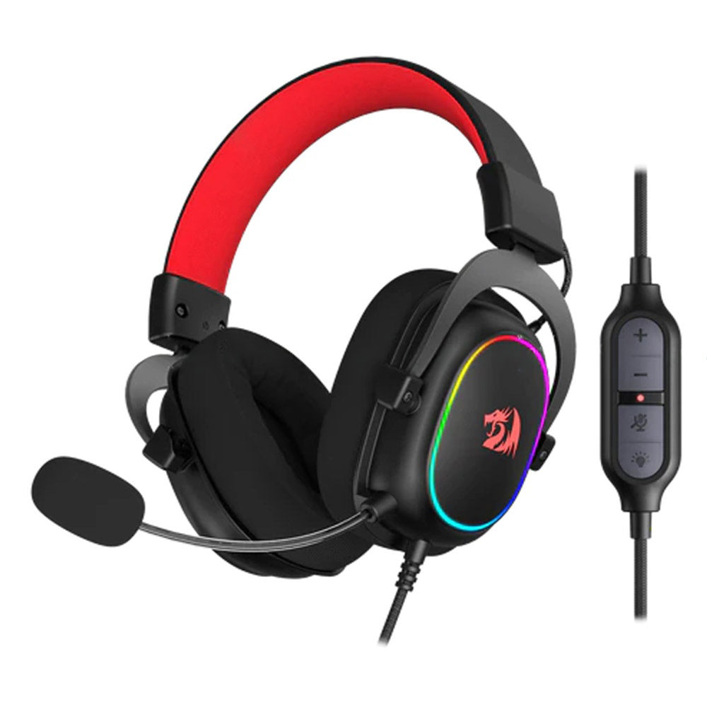 Redragon H510 Zeus-X RGB Gaming Headset 7.1 Surround Sound With Noise-Cancelling Mic