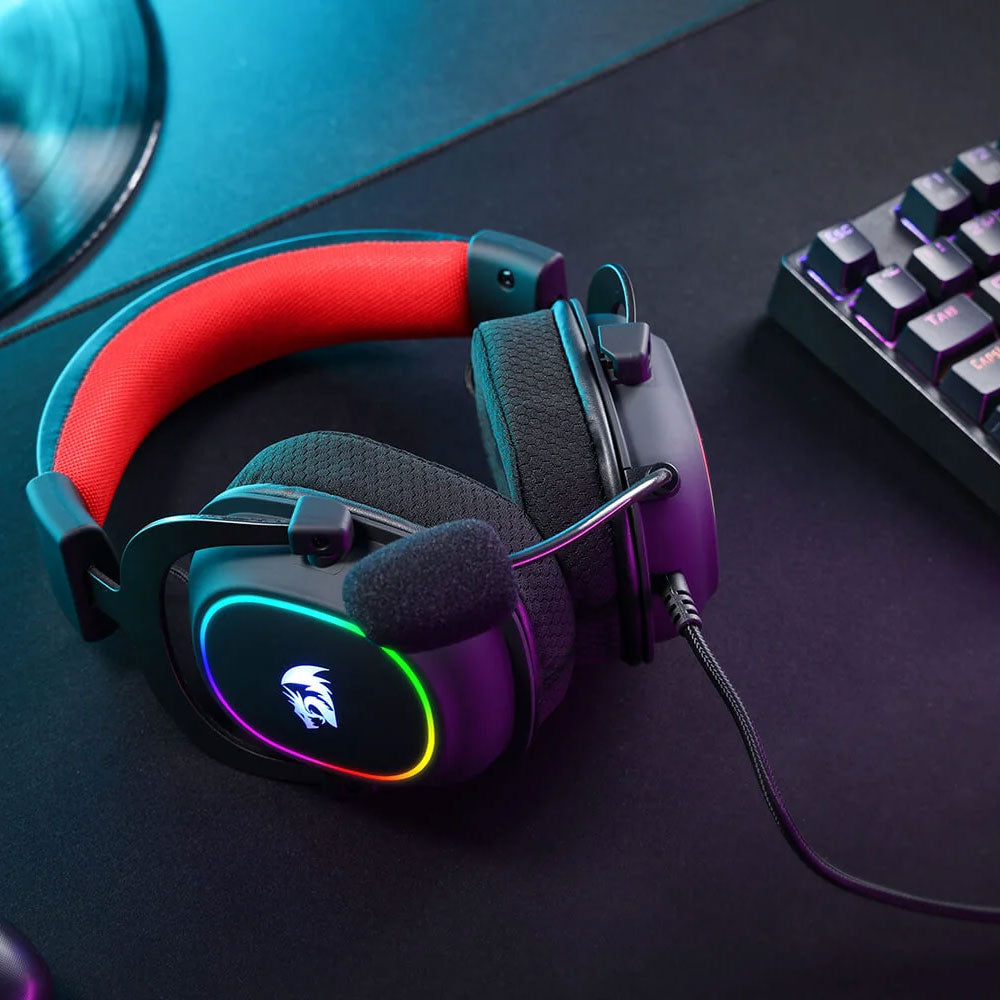 Redragon H510 Zeus-X RGB Gaming Headset 7.1 Surround Sound With Noise-Cancelling Mic