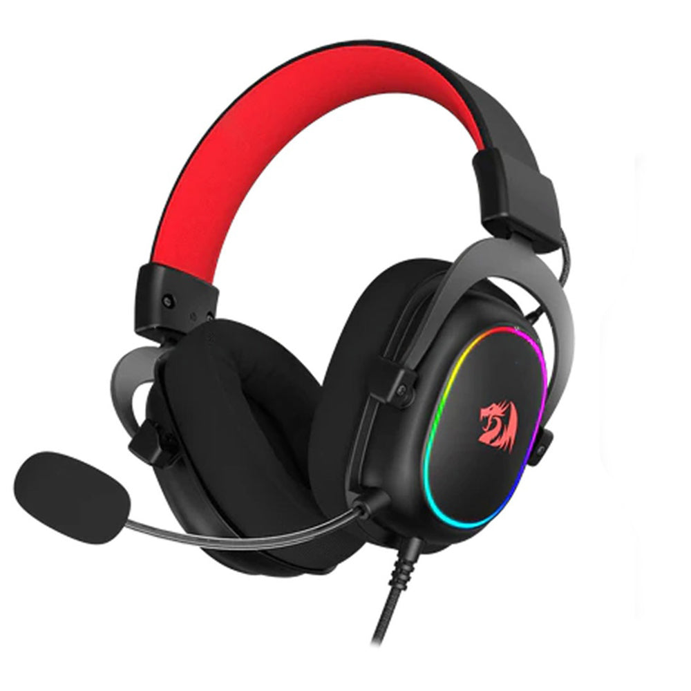 سماعة رأس ريدراجون RGB جيمنج 7.1 صوت محيطي مع ميكروفون عازل للضوضاء H510 Zeus-X
