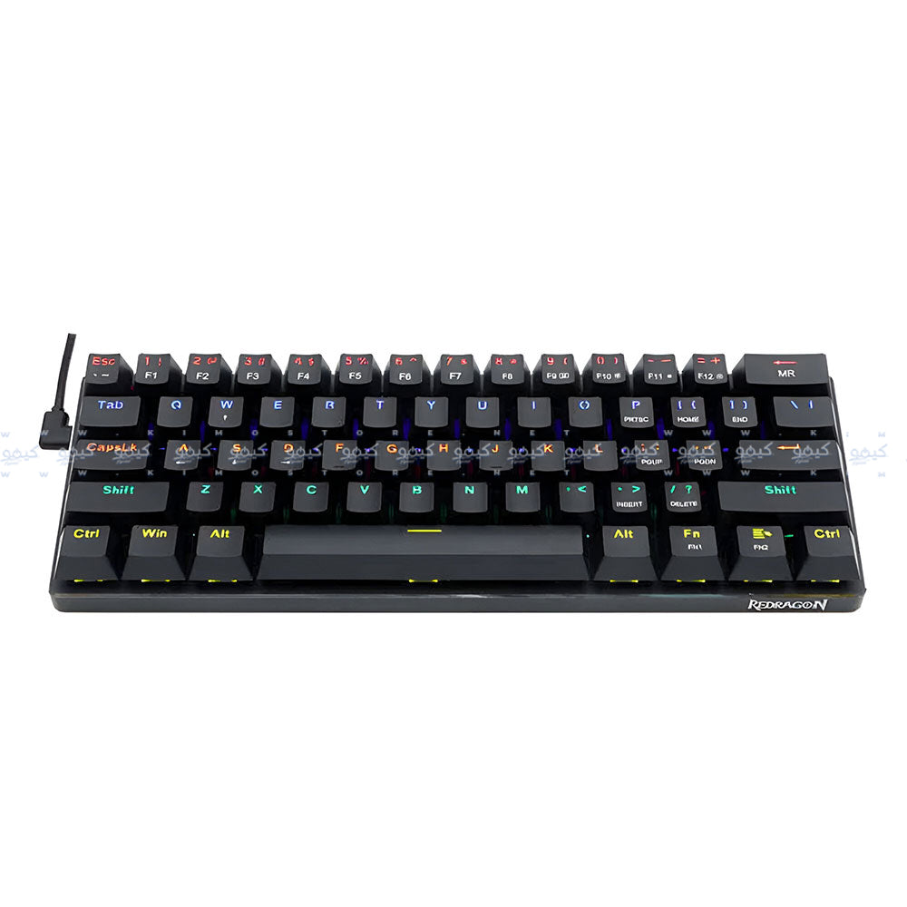 Redragon Jax K613-KB Red Switch Wired Rainbow Gaming Keyboard English & Arabic