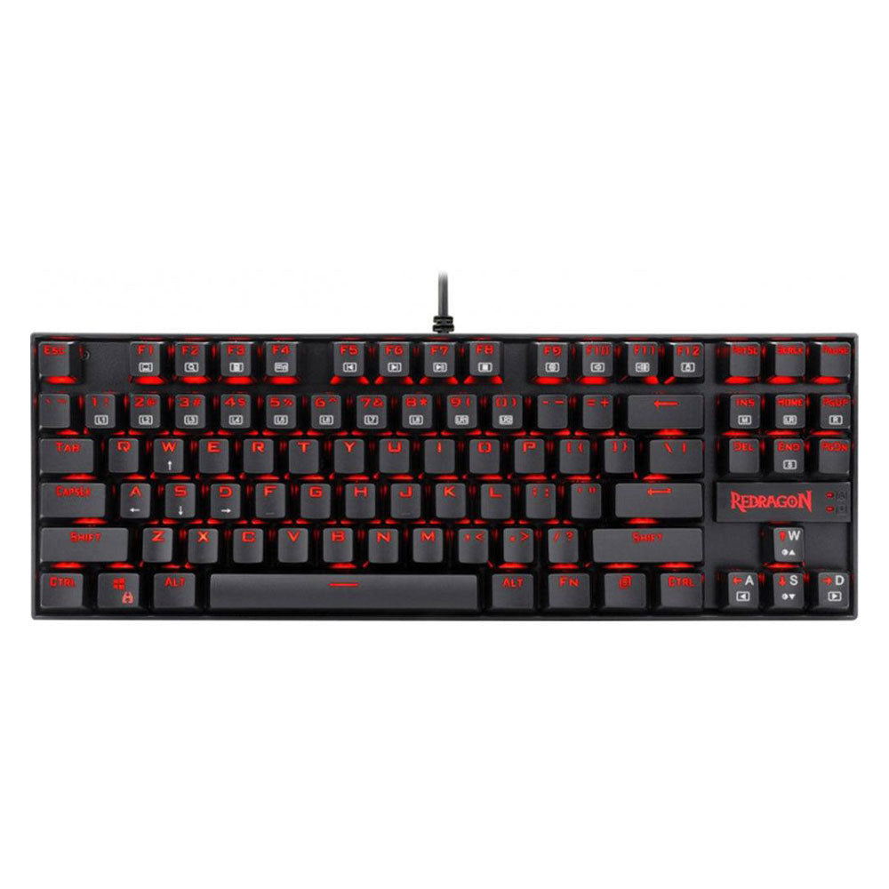 Redragon K552-KR Kumara Red Switch Wired Gaming Keyboard English & Arabic