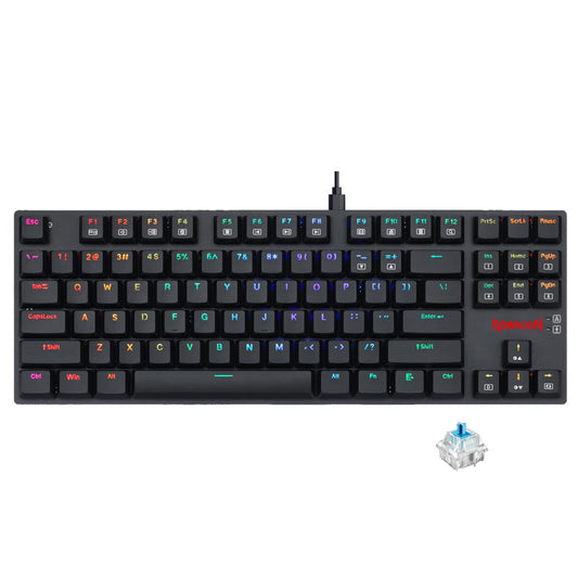 Redragon K607 APS TKL Blue Switch Wired RGB Gaming Keyboard English & Arabic