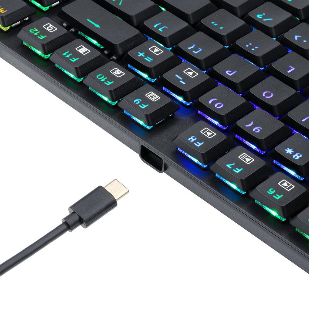 Redragon K607 APS TKL Blue Switch Wired RGB Gaming Keyboard English & Arabic