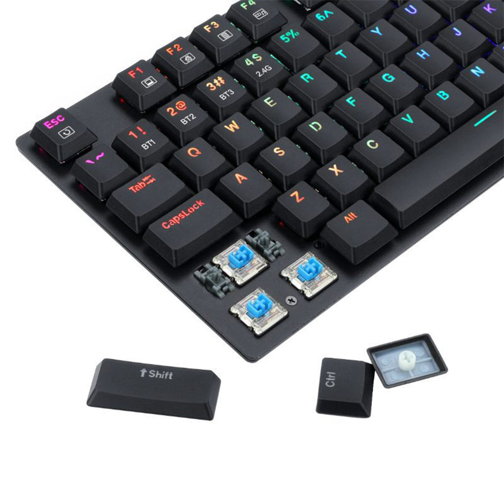 Redragon K607 APS TKL Blue Switch Wired RGB Gaming Keyboard English & Arabic