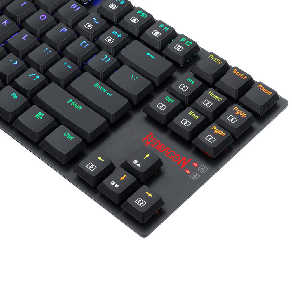 Redragon K607 APS TKL Blue Switch Wired RGB Gaming Keyboard English & Arabic